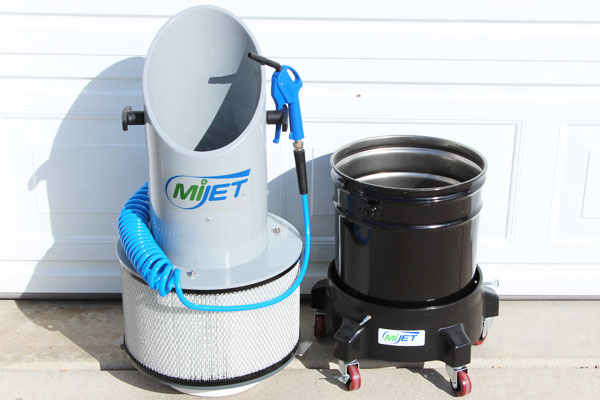 MiJET Parts Cleaner with recycling container taken off